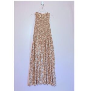 Matilda Jane Smocked Maxi Dress in Brown Size Small